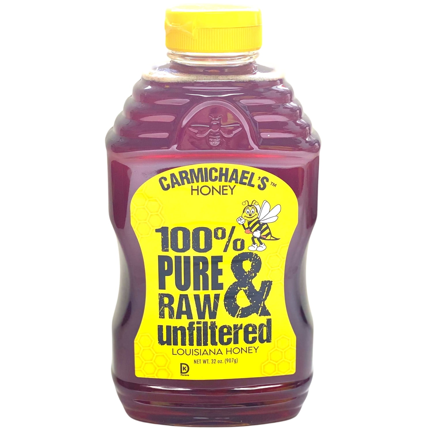 Carmichael's Honey Pure Raw and Unfiltered 32oz bottle