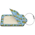 thumbnail image 2 of Pofeuu Sunflowers And Bees Print Luggage Tags, Privacy Cover ID Label with Stainless Steel Loop and Address Card for Travel Bag Suitcase-4 PCS, 2 of 5