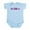 Sky Blue, variant on CafePress - Dominirican Infant Bodysuit - Baby Light Bodysuit, Size Newborn - 24 Months