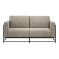 thumbnail image 4 of Novogratz Kelly Industrial Modern 72" Sofa with Metal Base, Beige, 4 of 9