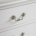 thumbnail image 5 of Furniture of America Toni Wood 2-Drawer Nightstand in White (Set of 2), 5 of 5
