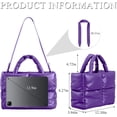 thumbnail image 2 of LinYooLi Puffer Tote Bag, Puffy Bags for Women Light Winter Down Cotton Padded Quilted Tote Bag Shoulder Handbags Purse, 2 of 7