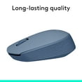 thumbnail image 6 of Logitech M170 Wireless Mouse for PC, Mac, Laptop, 2.4 GHz with USB Mini Receiver, Optical Tracking, 12-Months Battery Life, Ambidextrous - Blue Grey, 6 of 10