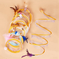 thumbnail image 2 of New Arrivals Self Play Cat Hunting Spiral Tunnel Toy,Portable Cattycoil Safe Toy,B, 2 of 6