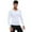 F-White, variant on Men's Thermal Compression Base Layer Shirts, Lined Long Sleeve Quick Dry, Athletic Cold Weather Workout Top