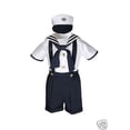 thumbnail image 2 of New Baby Boy & Toddler Formal Party Sailor Shorts Outfit Navy sz: S M L XL-4T, 2 of 5