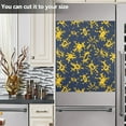 thumbnail image 4 of Dishwasher Magnet Cover Magnetic Fridge Door Cover Home Kitchen Decor Dark Blue Yellow Splashes 23"x 26", 4 of 6