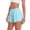 #01-Light Blue, variant on 2-in-1 Athletic Shorts for Women Quick Dry Shorts Flowy Drawstring Running Shorts with Liner High Waist Tennis Skort Shorts Lightweight Breathable Workout Shorts Gym Casual Wear
