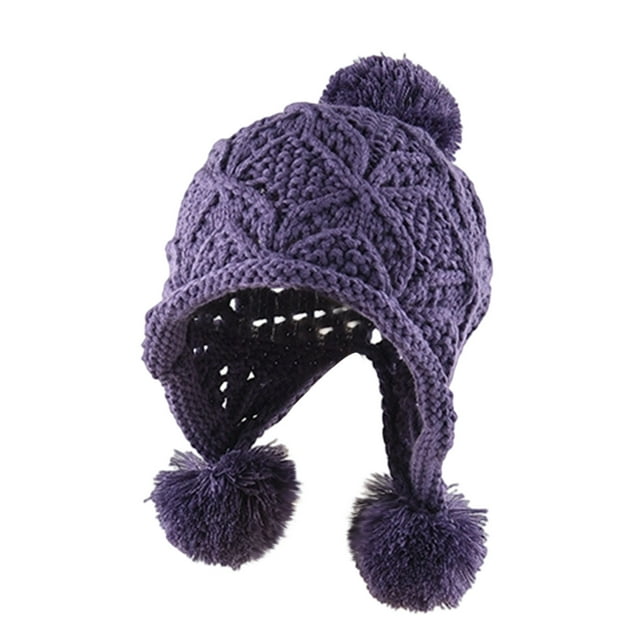Sombreros para mujer y hombre, otoño e invierno, de lana gruesa, para ciclismo al aire libre, de forro polar, cálidos, de punto, de poliéster.