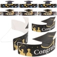 thumbnail image 3 of Oraceous 9pcs Paper Graduation Hats Graduation Hats Decors Diy Graduation Hats for Party, 3 of 11