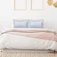 thumbnail image 2 of Unique Bargains Satin Pillowcase Ruffled Pillow Shams Silky Sateen Pillow Cases Covers, 2 of 8