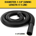 thumbnail image 3 of Stanley Wet Dry Vacuum Hose inch, 5 Feet, Fit for Gallon Shop Vacuums, Compatible with Stanley SL18130P, SL, 3 of 5