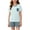 Sky Blue, variant on Lounge Shorts Sets Boys Girls Casual 2 Piece Color Block Short Sleeve Tshirts Loose Cotton Nightwear Blue, 11 Y