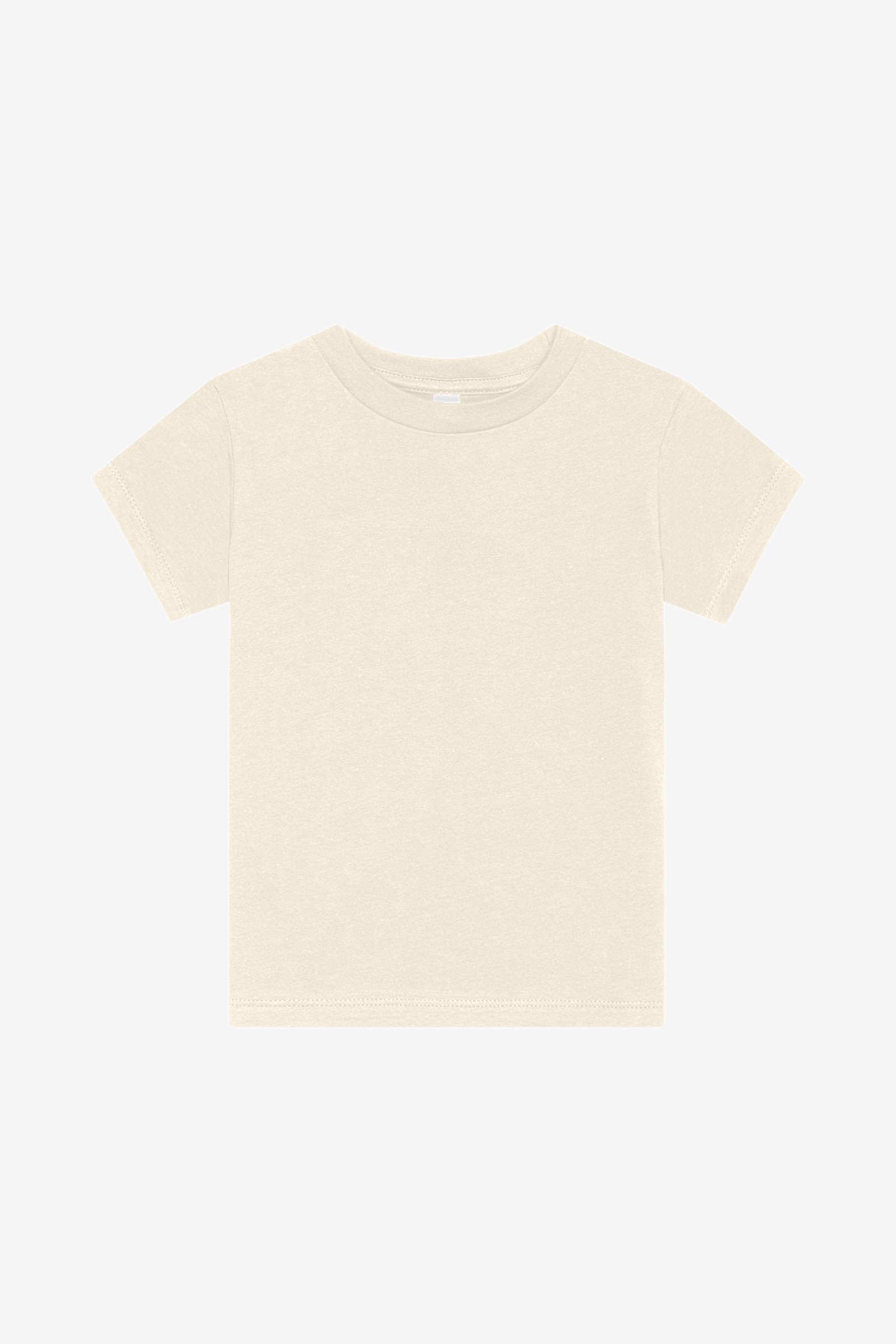 BELLA+CANVAS Toddler Short Sleeve Personalized T-Shirt, Create your own Designs, Natural, 4T, Unisex