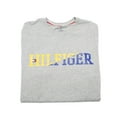 thumbnail image 2 of Tommy Hilfiger Men's Graphic Crew T-Shirt, Gray Heather \ Multi Color,XL - US, 2 of 4