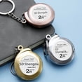 thumbnail image 3 of Ruban à Mesurer Mini Porte-Clés en Acier de 2M, Règle Rétractable Portable Rose Rouge pour Affaires, Maison et Publicité, Impression de Logo Personnalisé Disponible, Outil de Mesure Compact Durable pour le Commerce, 3 of 6