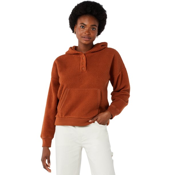 Free Assembly Women’s Henley Hoodie