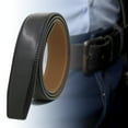 thumbnail image 5 of Segolike Casual Leather Belt Without Automatic Buckle Waistband Dress Belt Replacement 120cm Strap for pants Trousers Adults Men Black, 5 of 8