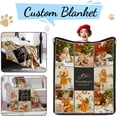 thumbnail image 5 of Personalized Custom Blanket with Picture Text Customized Memorial Gifts Blankets Using My Own Photos Customize Memorial Gifts for Father Mother Day (Seven photos, 60x80in(152.4x203.2cm)), 5 of 5