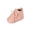thumbnail image 4 of Mialoley Baby Girl Boy Shoes Leather Ankle High Walk Drawstring First Walker, 4 of 6