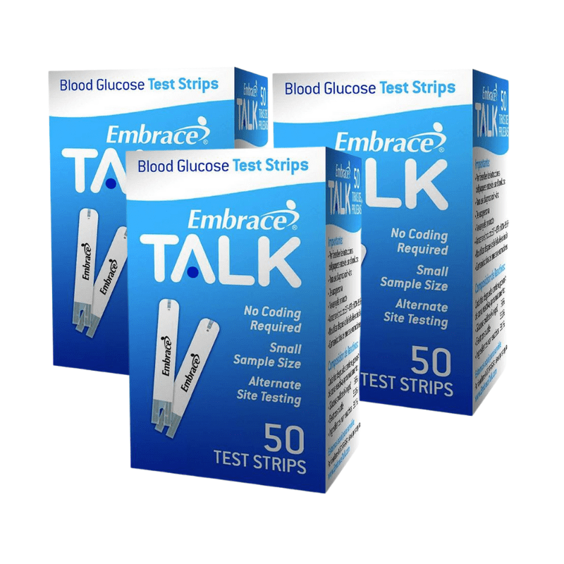 Embrace Diabetes Blood Glucose Test Strips - 150 Strips
