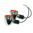 thumbnail image 3 of Fits Royal Enfield Electra 350 500cc Front Indicator Blinker Set UCE, 3 of 4