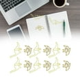 thumbnail image 1 of 100pcs en Forme de Trombones Pterosauria Jaune Dinosaure Forme Métal Portable Bureau Clips pour la Classification des Fichiers, 1 of 14