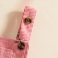 thumbnail image 4 of KPOPLK Newborn Baby Girl Clothes Shorts Outfits Romper Top Overalls Shorts Suspender Sets for Infant Girls(12-18 Months,Pink), 4 of 9