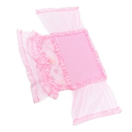 HONMEET 1Pc Oven Protective Cover Microwave Polyester Material Pink for Kitchen