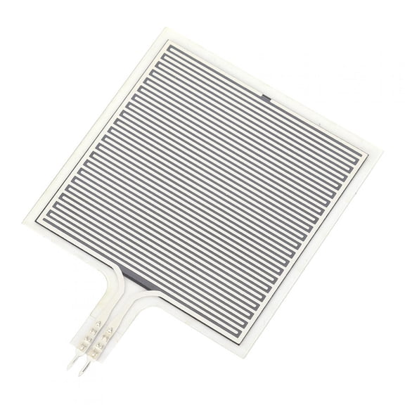 Yajisi SF45-65 Flexible Thin Film Pressure Sensor Force Sensitive Resistor, 10kg Range, Square Shape, Ultra-Thin Transducer Component, 2.6 inches / 65 mm Length