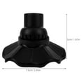 thumbnail image 2 of BRIGHTFUFU 4pcs Plastic Covers for Chairs Camping Table Leg Cover Black Strong Protection, 2 of 8