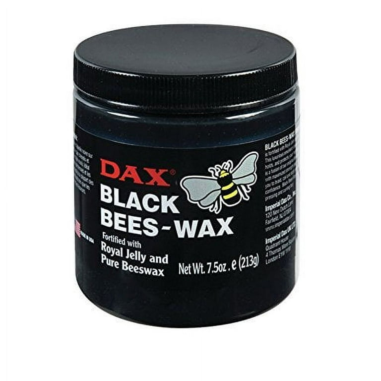 入手困難　DAX BLACK BEES-WAX　ボーナスサイズ17,5oz Dax Black Bees-Wax Pomade 7.5 oz - Walmart.com