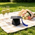 thumbnail image 6 of Yhmxh Graduation Cap Shaped Candy Favor Boxes with Tassels, Gift Treat Boxes for Graduation Party, Grad Ceremony Decor, Chocolate Cookie Candy Packaging and Graduation Table Centerpiece Decorations, 6 of 6
