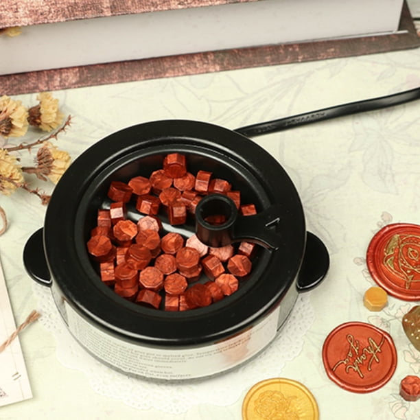 Cuadros Decorativos Mini sello pegamento olla horno herramienta fuego cera calentador eléctrico para barra de cera palo perlas