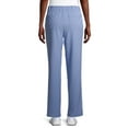 thumbnail image 2 of ClimateRight by Cuddl Duds Modern Fit Straight-Leg Flat Front Scrub Pant (Women's Petite), 1 Count, 1 Pack, 2 of 6