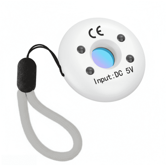 Anti-Spy Camera Detector - 3-Mode Hidden Camera Finder with Infrared LED Bulbs & Red Light Lens, Portable 1.65in for Hotel Airbnb Bathroom Security