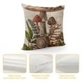 thumbnail image 4 of Qinduosi Cottagecore Room Decor Aesthetic - Fairycore Room Decor - Fall Room Decor - Mushroom Decor Throw Pillow Cover White, 4 of 5