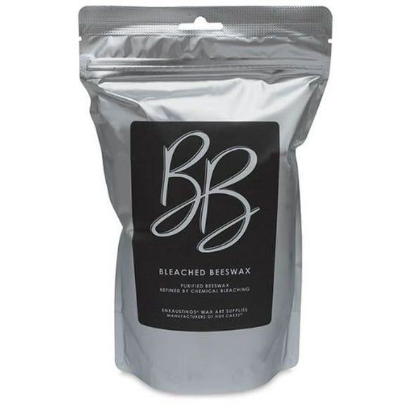 Beeswax (Bleached) 16 oz Resealable Bag by Enkaustikos