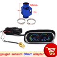 thumbnail image 1 of 3 In 1 Lcd Car Digital Oil Pressure Gauge Voltmeter Water Temp Meter 1/8 Npt Oil Pressure Sensor + Water Temperature Sensor 10mm, 1 of 1