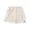 Beige, variant on Daznico Cotton Retro Track Shorts for Boys Girls Elastic Waist Summer Casual Kids Shorts with White Trim,6-12 Months