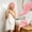 Pink, variant on Txlpkdyx Microfiber Hair Drying Towel,Super Soft Quick Absorbent Hair Wrap Turban with Cute Button,Fast Drying Hair Cap