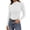 White, variant on Arlun Women's Lettuce Trim Neck Long Sleeve Tops 2026 Casual Dressy Ribbed Knit Slim Fit Tee Shirt Spring Plain Color Base Layer Outfits White XL