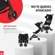 thumbnail image 5 of Carriola De Viaje Gb Pockit + All Terrain Ligera Apto Avion Color Blanco Chasis Negro, 5 of 7