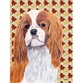 thumbnail image 1 of 15 x 15 In. Cavalier Spaniel Fall Leaves Portrait Flag, Garden Size, 1 of 1