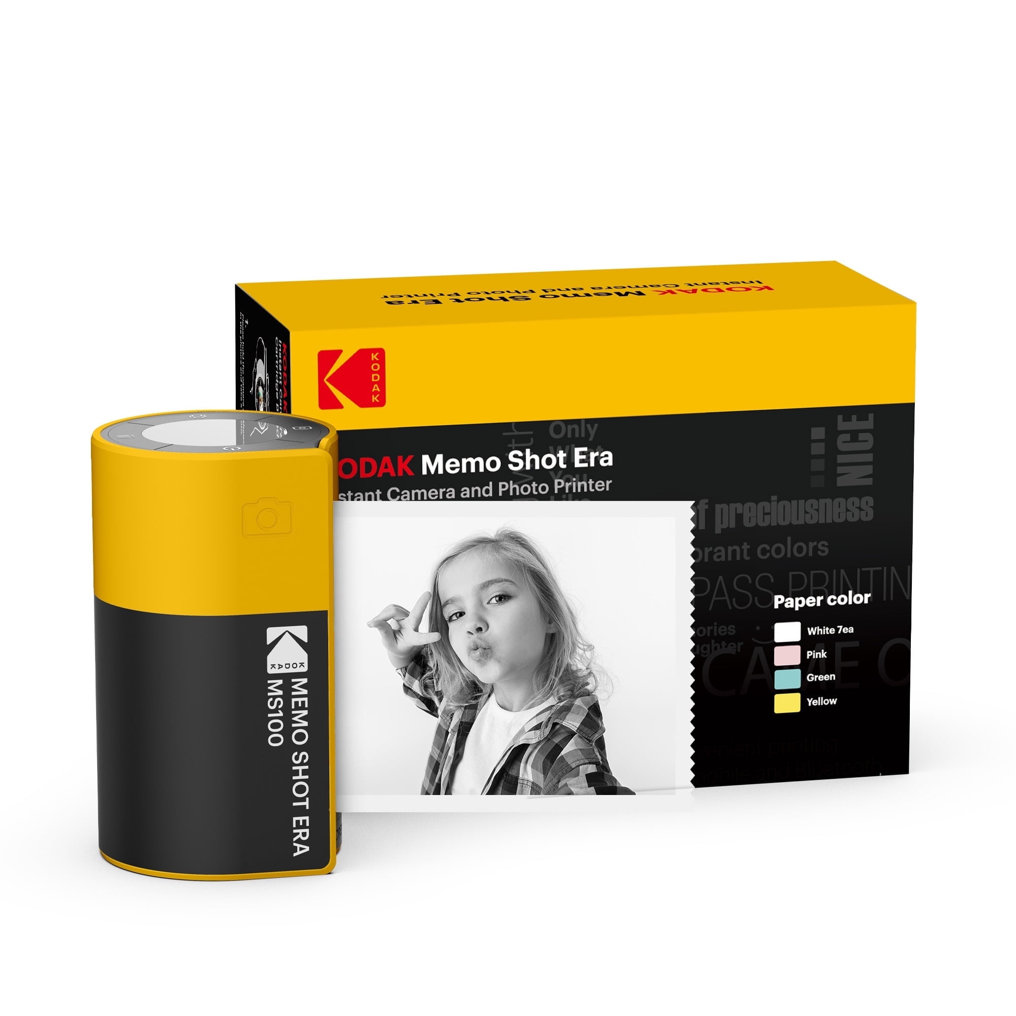KODAK Dock Plus Bluetooth Instant Photo Printer, 4x6, Waterproof