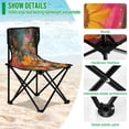 thumbnail image 4 of BZSMCE Camping Chairs Modern Galactic Garden Pattern Folding chair, 4 of 8