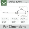 thumbnail image 7 of Hunter Neuron 52 Led Neuron 52" 3 Blade Smart Led Indoor Ceiling Fan - Metallic Chocolate, 7 of 7