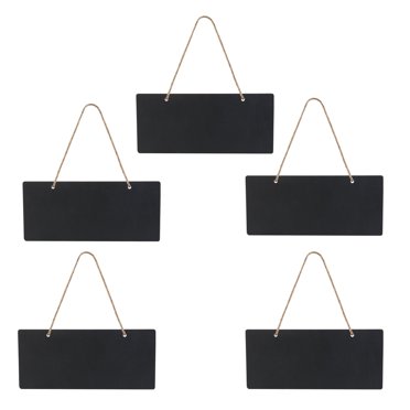 5 Pcs Mini Tableaux Noirs à une Face pour Panneaux de Messages