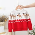 thumbnail image 2 of Fesfesfes Christmas Sweaters for Big Boys and Girls Winter Warm Sweater Children Chunky Round Neckline Pullover Tops Pattern Shirts, 2 of 8
