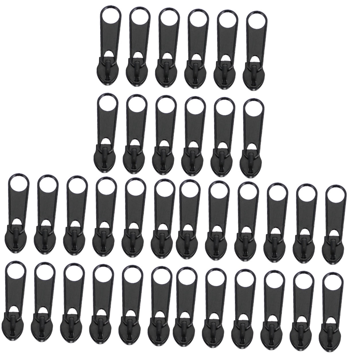 MLINS 300 pcs  Zipper Puller Clothing Pants Zipper Slider Replacement Accessories
